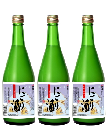 むかしながらのにごり酒720ml×3本