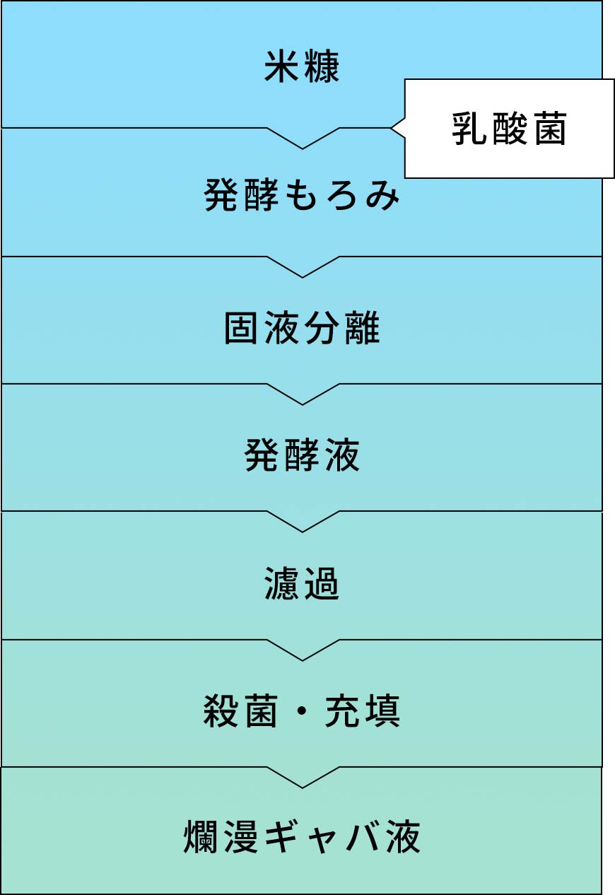 米糠発酵素材 爛漫ギャバ液 | 爛漫機能性食品 発酵ラボ